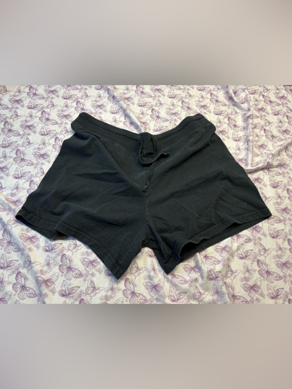 🍄Champion Black Athletic Drawstring Shorts - Picture 1 of 2